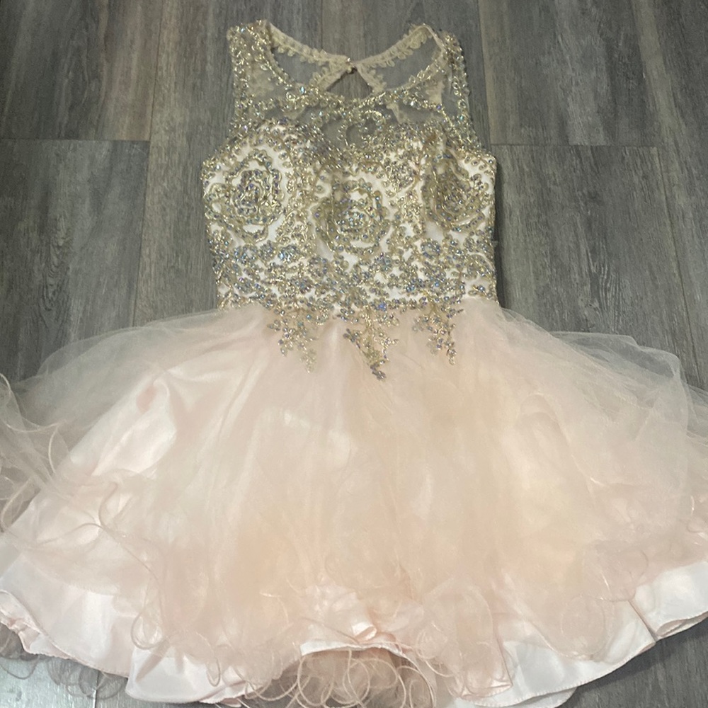 Short pink dress